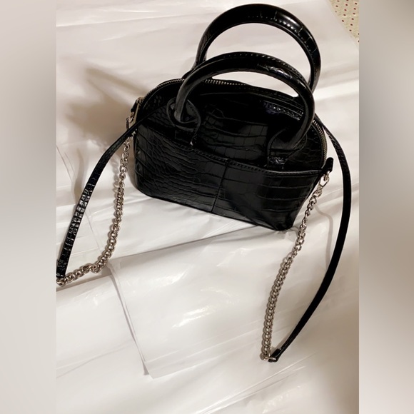 Zara Bags Zara Animal Print Mini Bowling Baglike New Approx 8 X 6 X